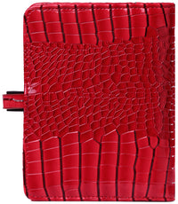 1311-62 Pocket organizer gloss - croco red