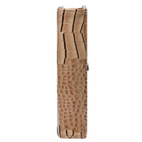 1311-63 Pocket organizer glans - croco taupe