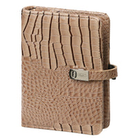 1311-63 Pocket organizer glans - croco taupe