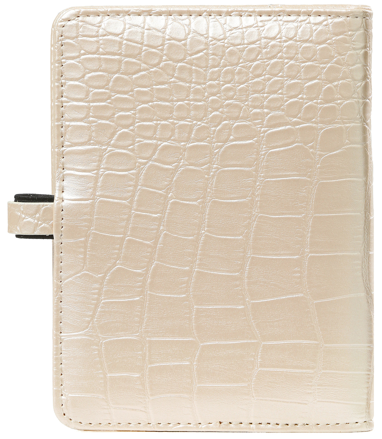 1311-65 Pocket organizer crocodile mother of pearl