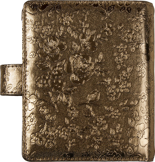 1311-92 pocket organizer Goud bloemen
