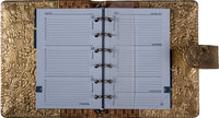 1311-92 pocket organizer Goud bloemen