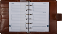 1311-Cy Pocket leer organizer – bruin bloemenprint