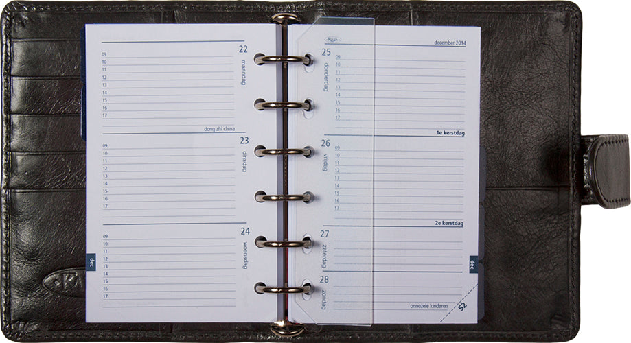 1311-I Classic pocket organizer – black leather