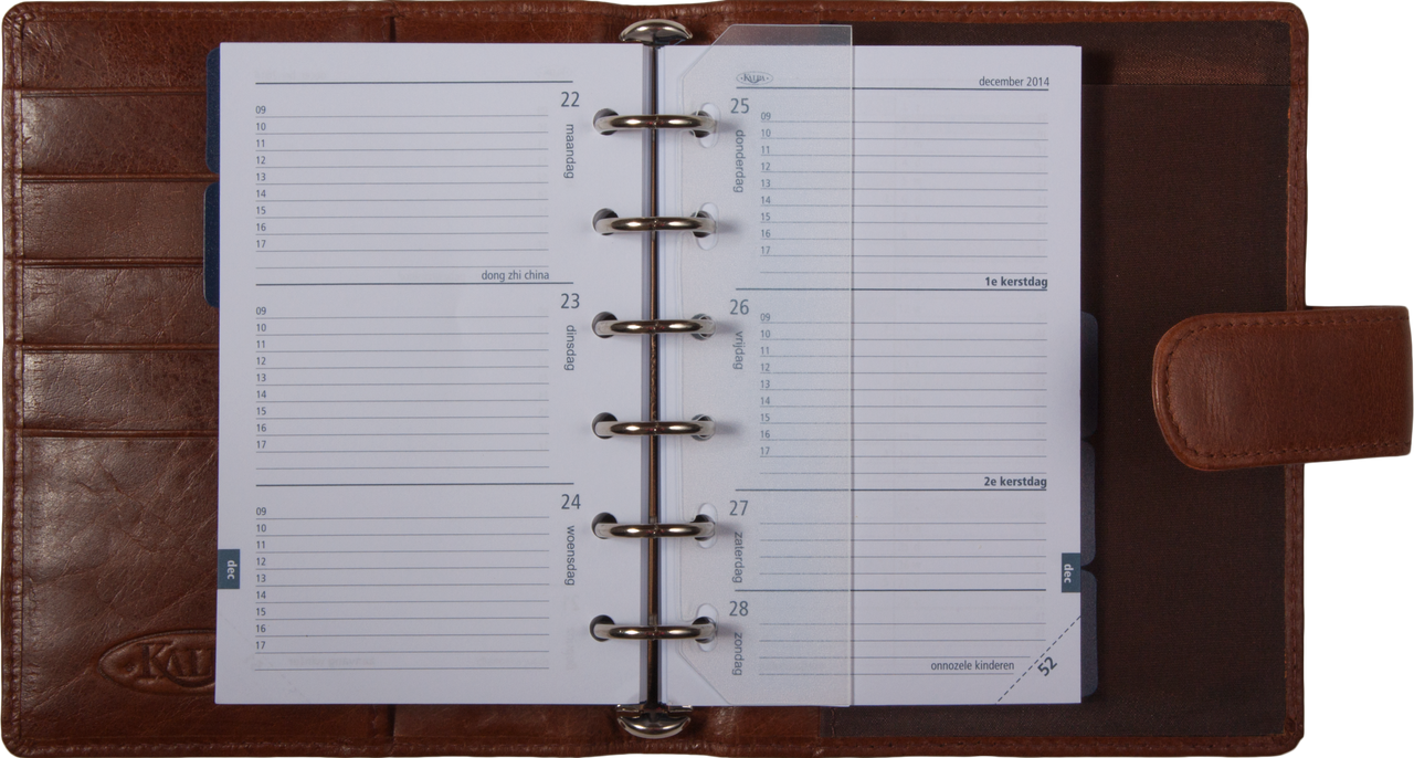 1311-Jc Pocket leather organizer – Crunch Brown