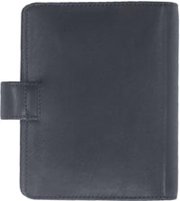 1011-Lb  A5 organizer burnish blauw - leer