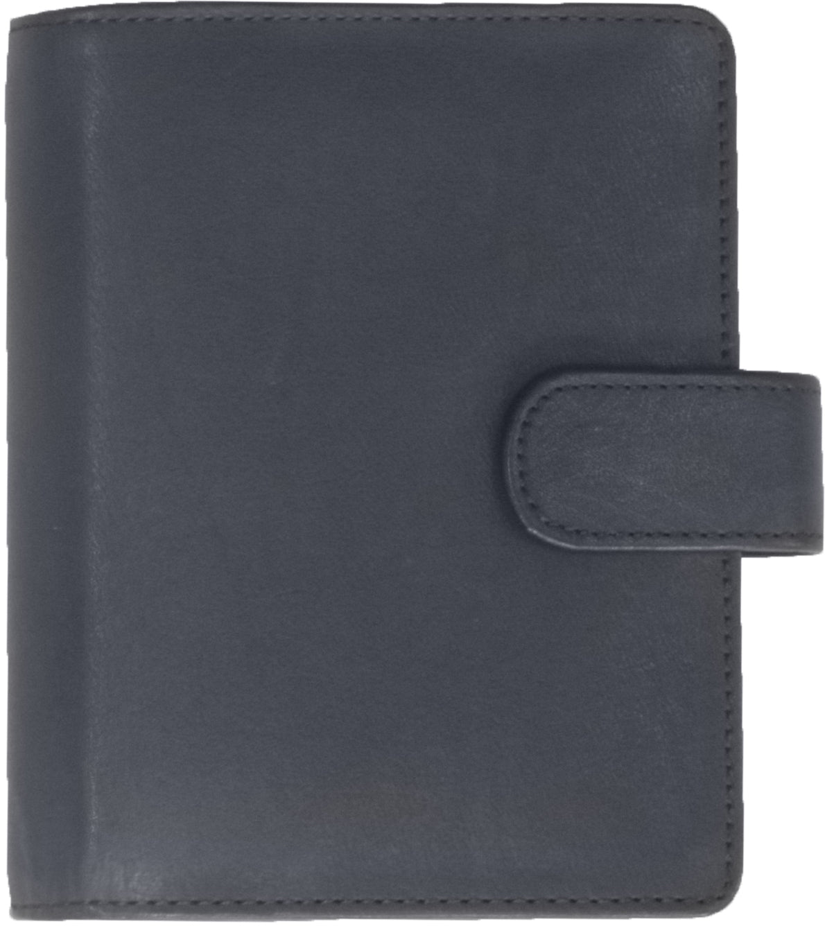 1011-Lb  A5 organizer burnish blauw - leer