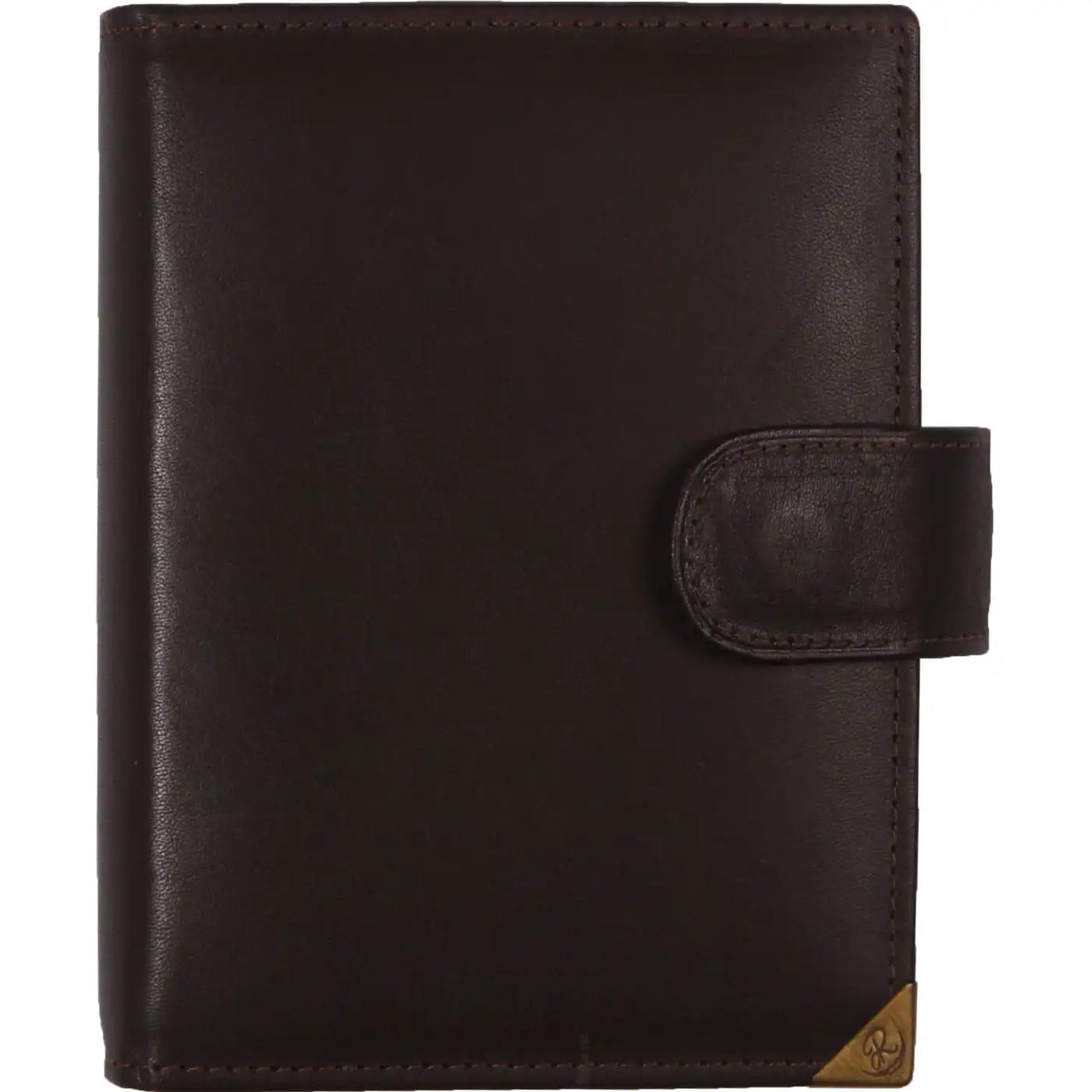 1311-XD Pocket 6 Ring Planner Agenda Brown