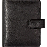 1311-Z Recargable Pocket Planificador Organizer Chennai cuero negro