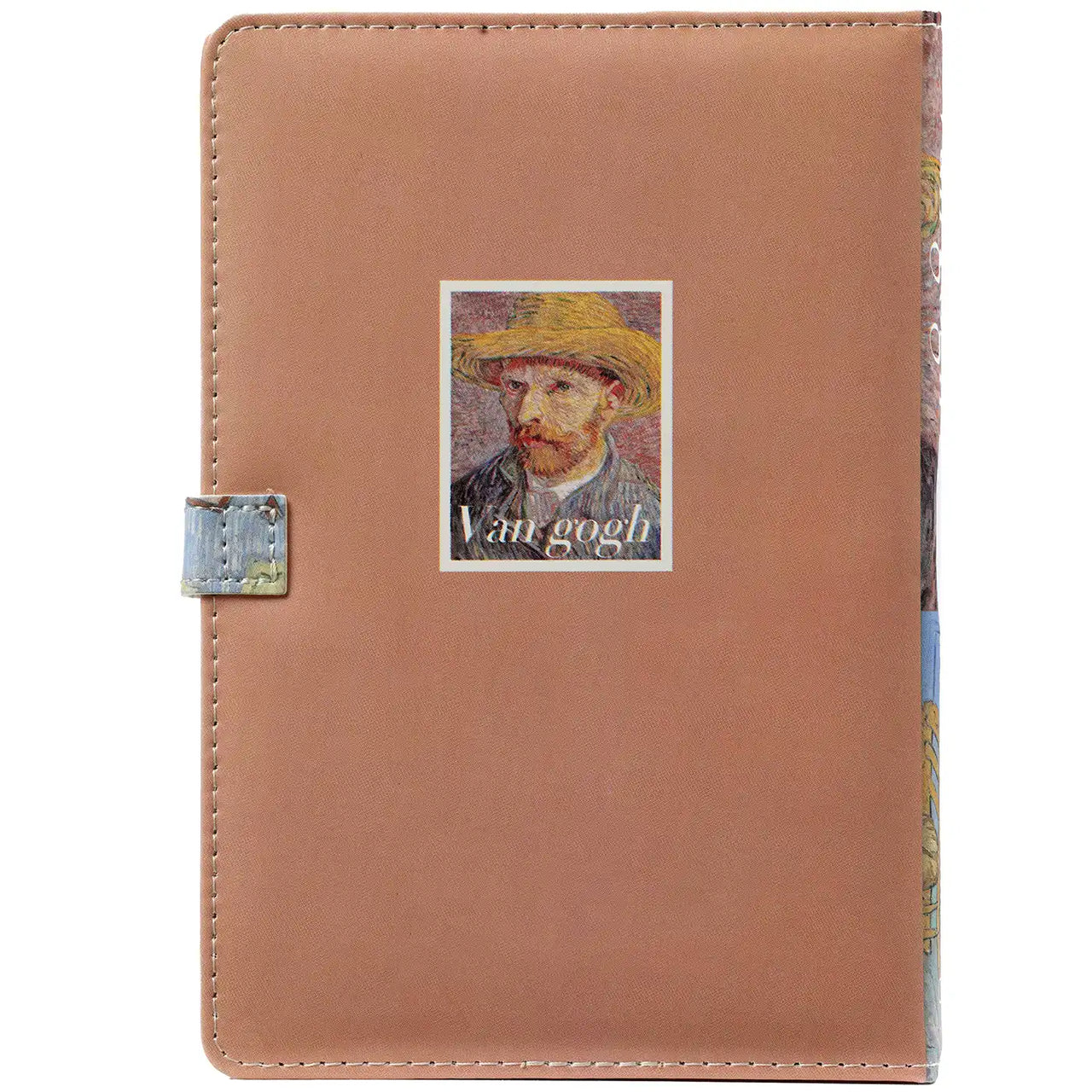 D6311-1 Carnet d'art Van Gogh – Bleu clair Édition « Tout le monde est un artiste dans la vie »