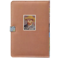 D6311-1 Carnet d'art Van Gogh – Bleu clair Édition « Tout le monde est un artiste dans la vie »