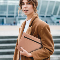 2400-72 A4 Alpstein schrijfmap pastelroze groen