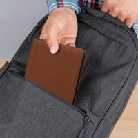 2500-02 A5 Schrijfmap Hazelnoot bruin