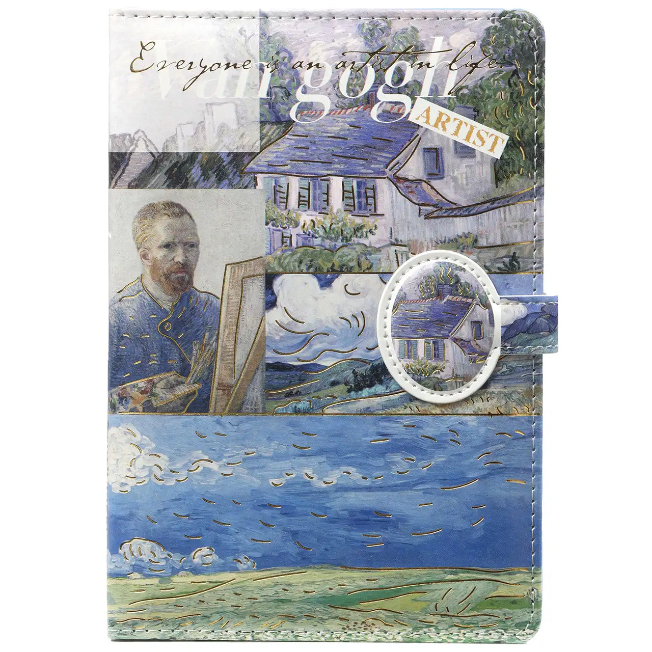 D6311-1 un carnet d'art Gogh – Autoportrait et la chambre (édition Rose) (copie)