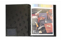 3200-A Lausanne Writing Folder Black - Leather