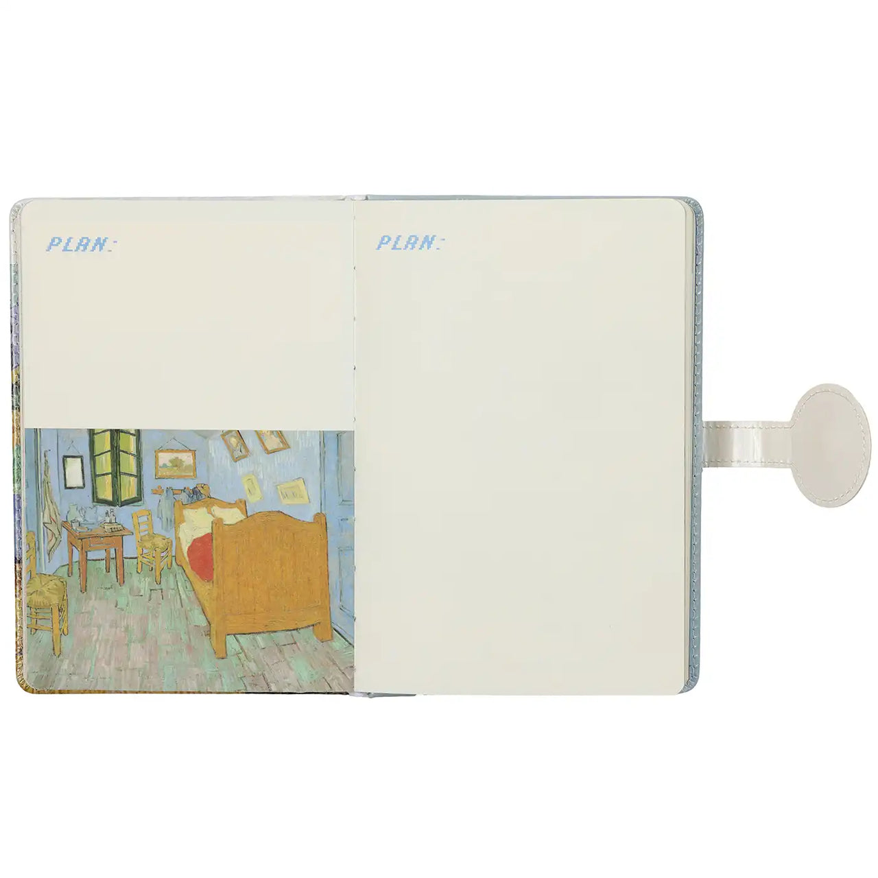D6311-1 Carnet d'art Van Gogh – Bleu clair Édition « Tout le monde est un artiste dans la vie »