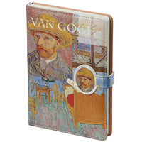 D6311-1 Carnet d'art Van Gogh – Bleu clair Édition « Tout le monde est un artiste dans la vie »
