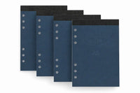 6200-14 A5 schrijfblok - Set van 4 stuks - Schrijfblok gelinieerd papier voor A5 Organizer