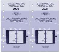 6311-26-27 170 x 95 mm Personal Agenda Planner Recarga Daily Complete Set en NL 2026 2027