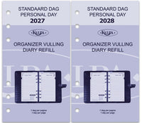 6311-27-28 170 x 95 mm Personal Agenda Planner recargas diarias Completas Conjunto en NL 2027 2028
