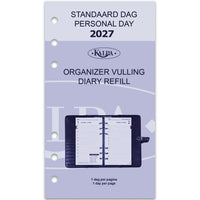 6311-27 170 x 95 mm Personal Agenda Planner Reabla diario Complete Set en NL 2027