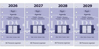 6216-26-27-28-29 170 x 95 mm Personal Papel de recarga del planificador de la agenda en de FR 2026 2027 2028 2029