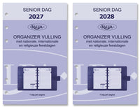 6221-27-28 150 x 95 mm Senior Agenda Refills Daily NL 2027 2028