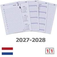 6221-27-28 150 x 95 mm Senior Agenda Refills Daily NL 2027 2028