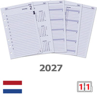 6221-27 150 x 95 mm Senior Agenda Refills Daily NL 2027