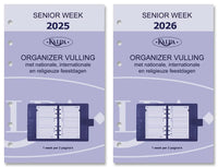 6227-25-26 150 x 95 mm Insertos de agenda senior NL 2025 2026