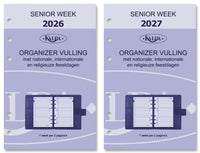6227-26-27 150 x 95 mm Senior Agenda Planer Nachfüllungen wöchentlich nachfüllen NL