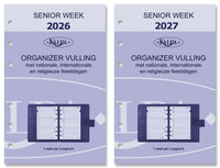 6327-26-27 150 x 95 mm Senior Planner Organizer Inzetstukken Jaardoos NL 2026 2027