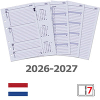 6227-26-27 150 x 95 mm Senior Agenda Planer Nachfüllungen wöchentlich nachfüllen NL