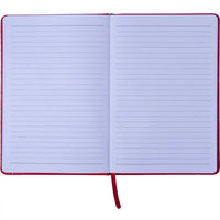 High Quality A5 Lined Notebook Red