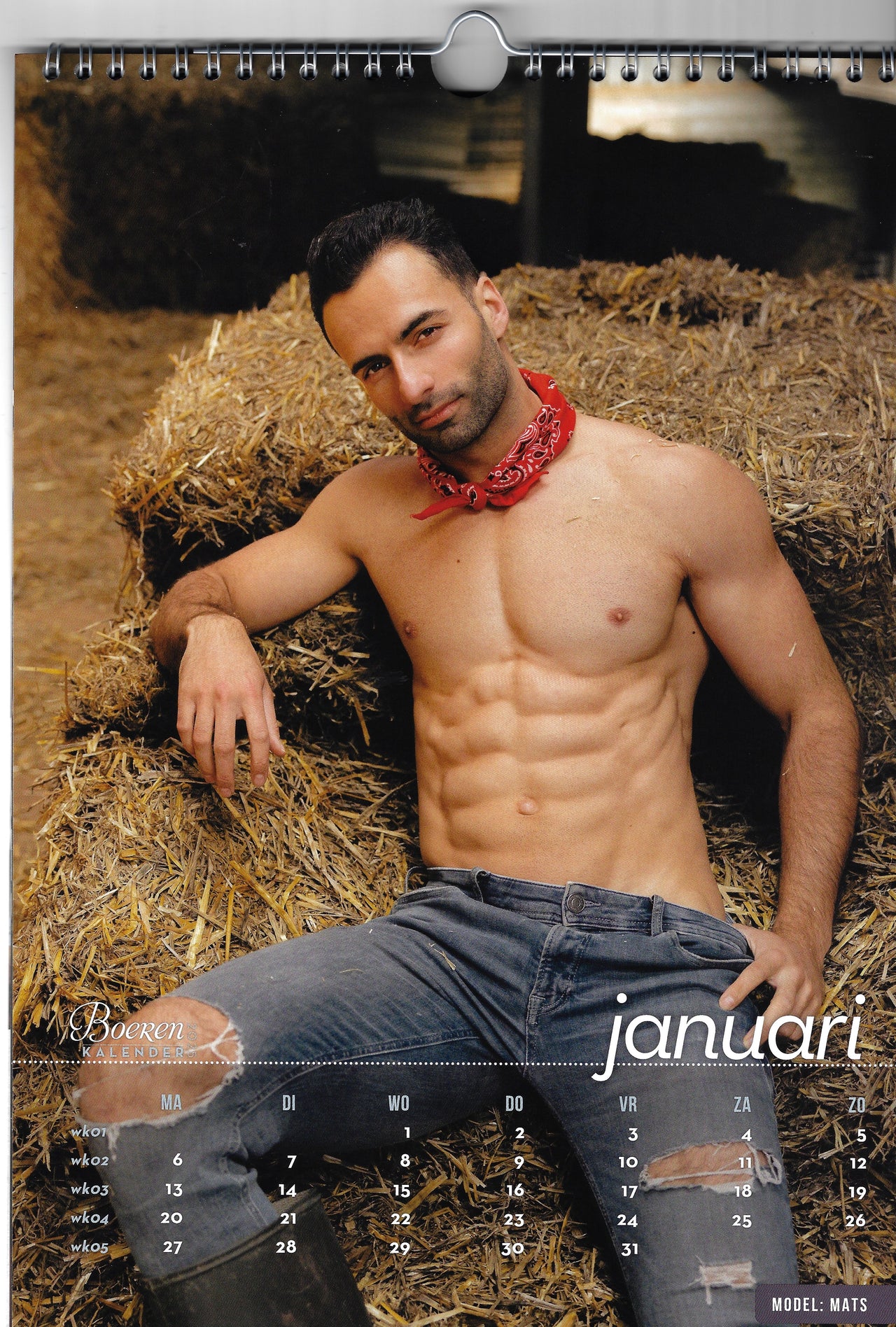 Boer-26 Farmer Boys Calendar 2026