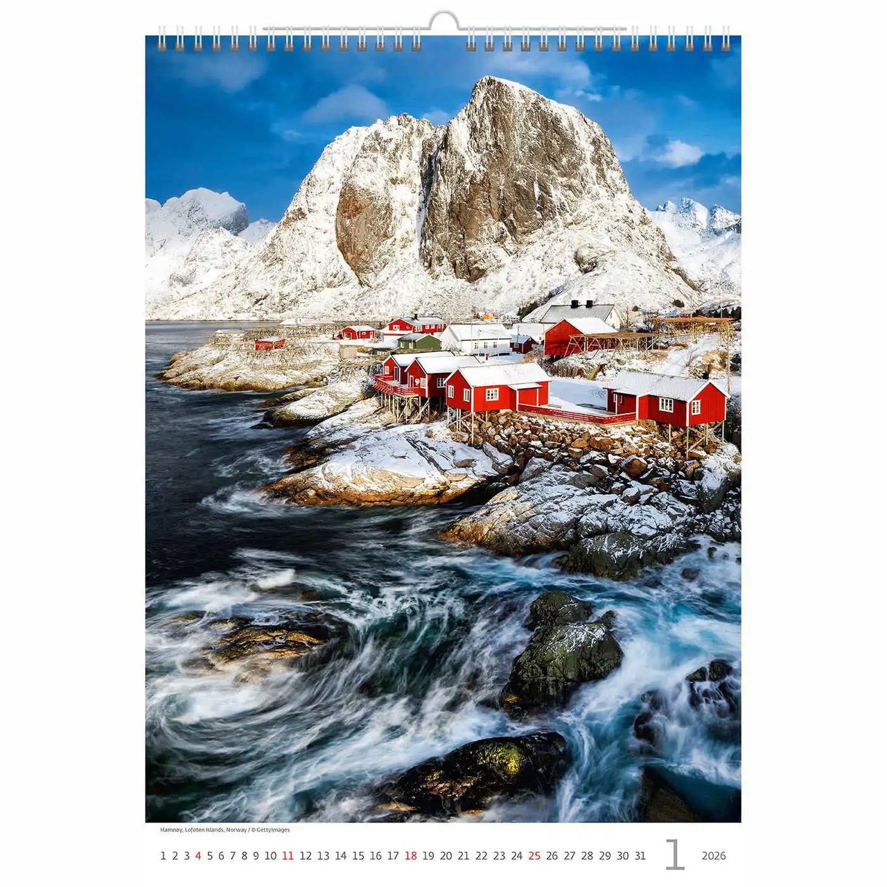 Europe scenes Calendar A3+ size 2026+