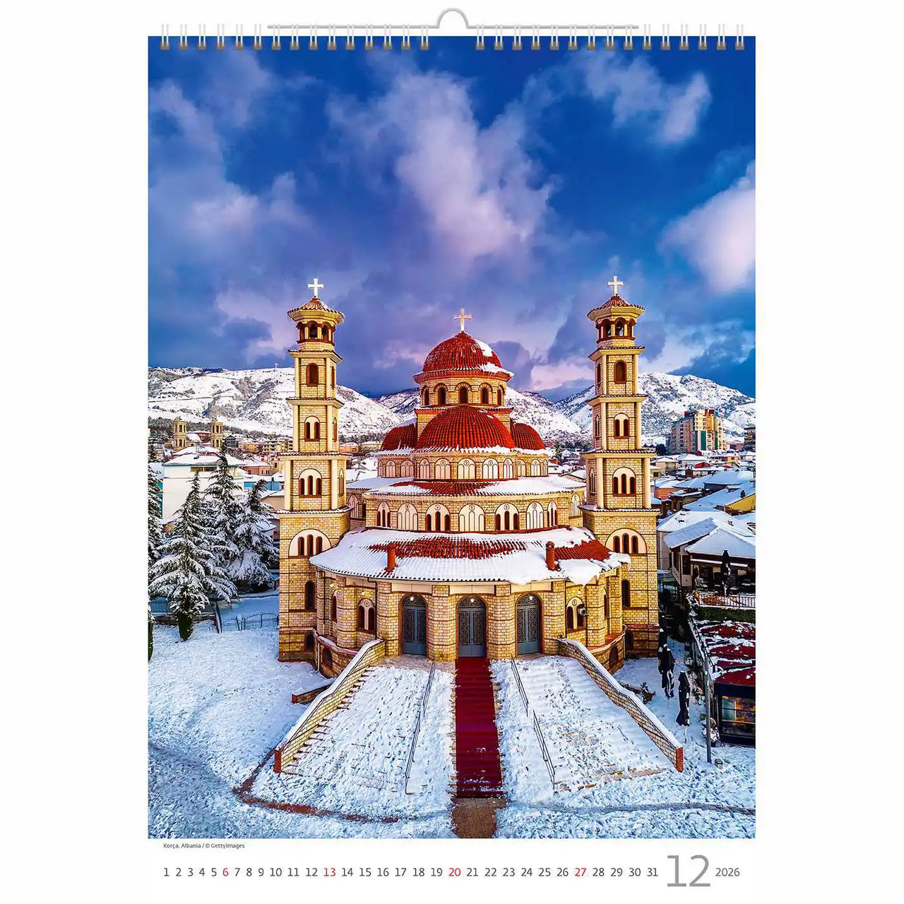 Europe scenes Calendar A3+ size 2026+