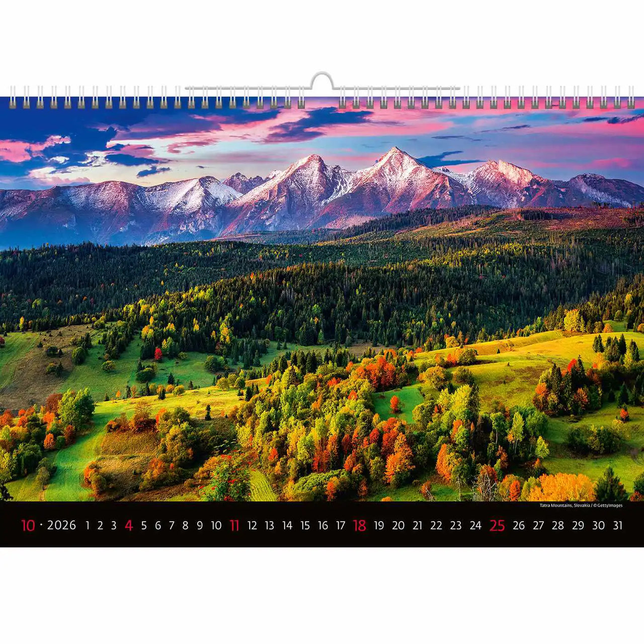 Scenic Landscape Wall Calendar A3+ 2026+