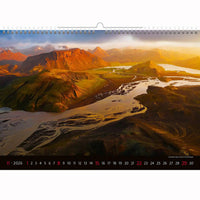Scenic Landscape Wall Calendar A3+ 2026+