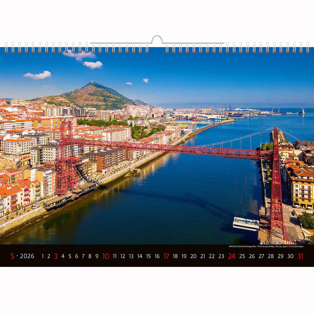Berühmte Brückenfoto -Kalender A3+ 2026+
