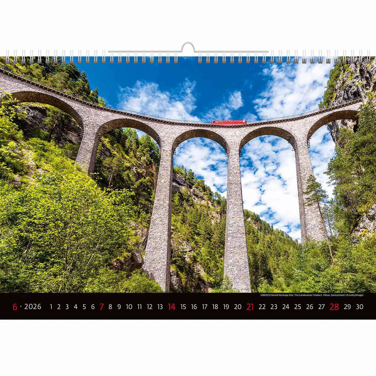 Berühmte Brückenfoto -Kalender A3+ 2026+