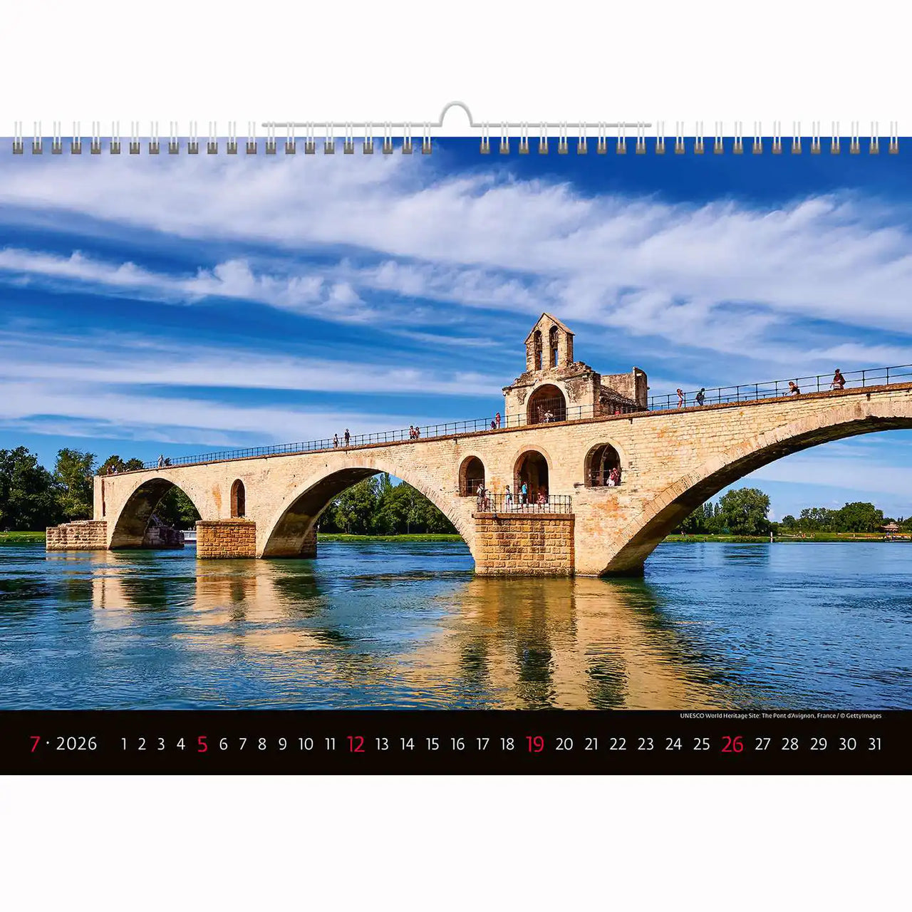 Berühmte Brückenfoto -Kalender A3+ 2026+
