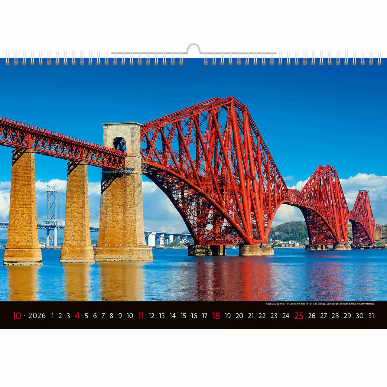 Berühmte Brückenfoto -Kalender A3+ 2026+