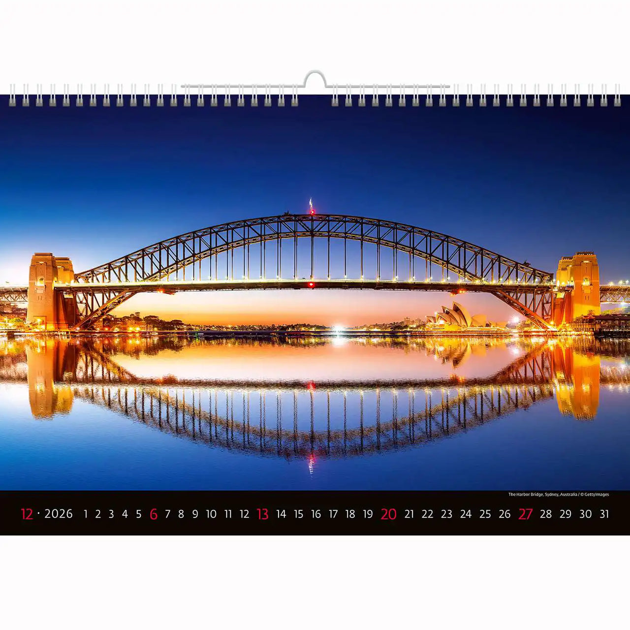 Berühmte Brückenfoto -Kalender A3+ 2026+