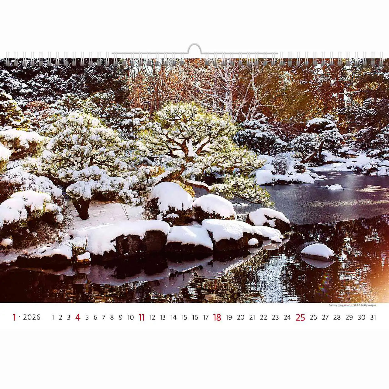 Garden scènes muurkalender A3+ 2026+
