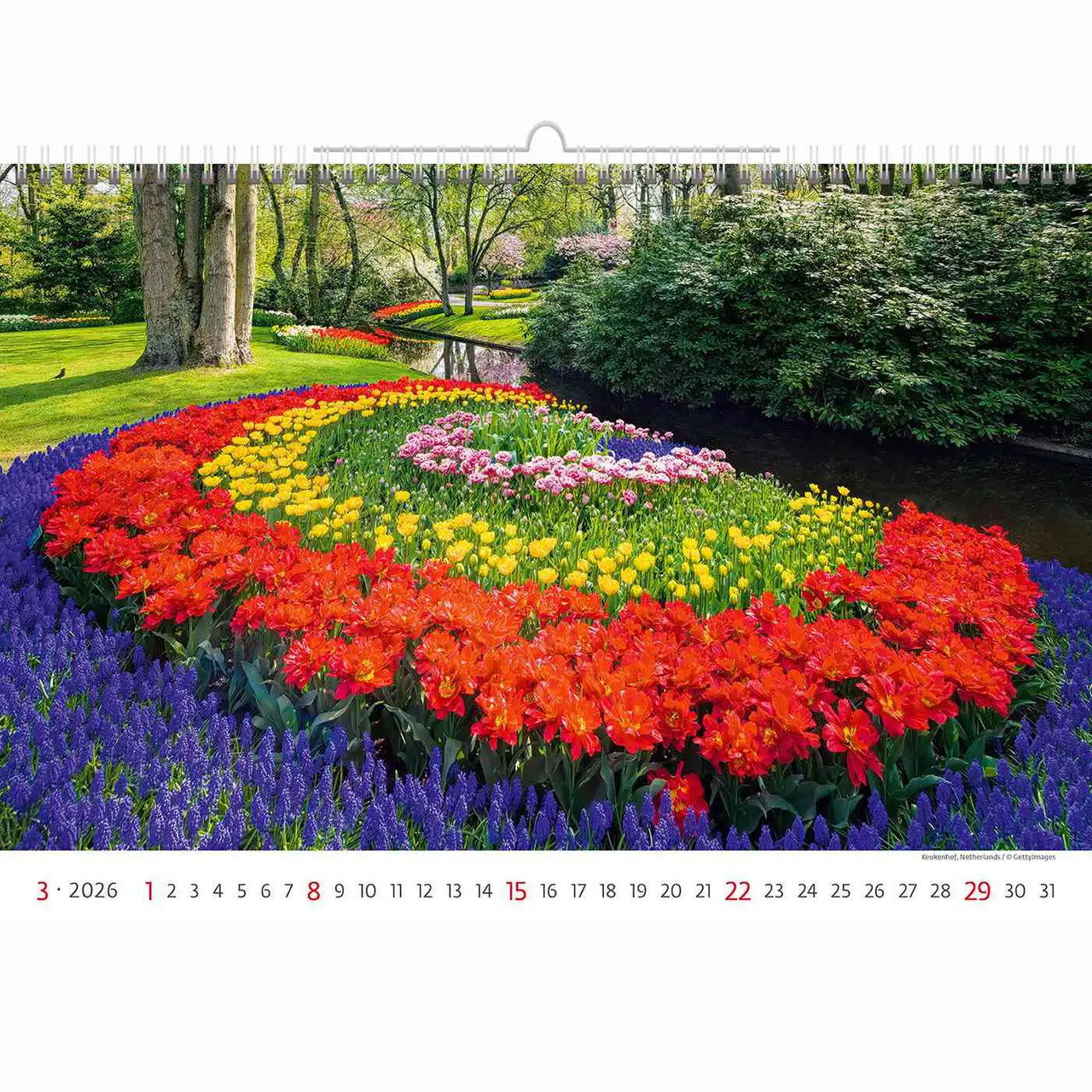 Garden scènes muurkalender A3+ 2026+