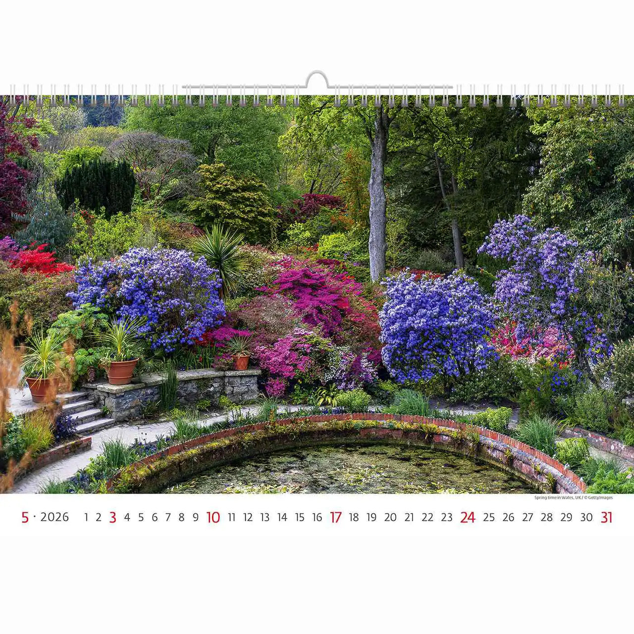 Garden scènes muurkalender A3+ 2026+