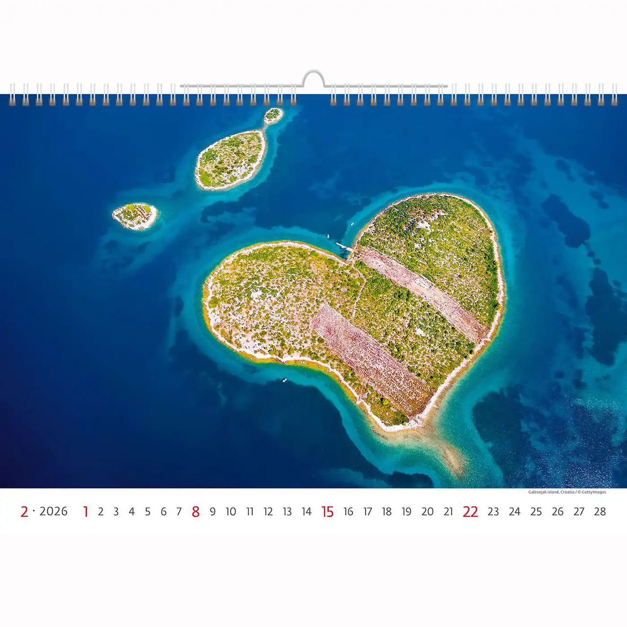 Ocean and Sea View Wall Calendar A3+ 2026+