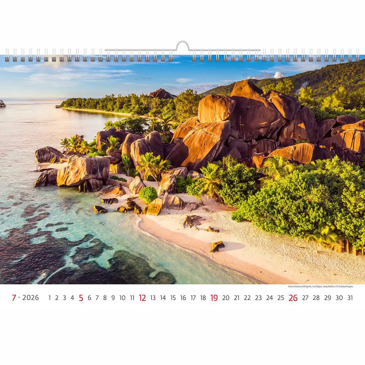 Ocean and Sea View Wall Calendar A3+ 2026+