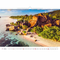 Ocean and Sea View Wall Calendar A3+ 2026+